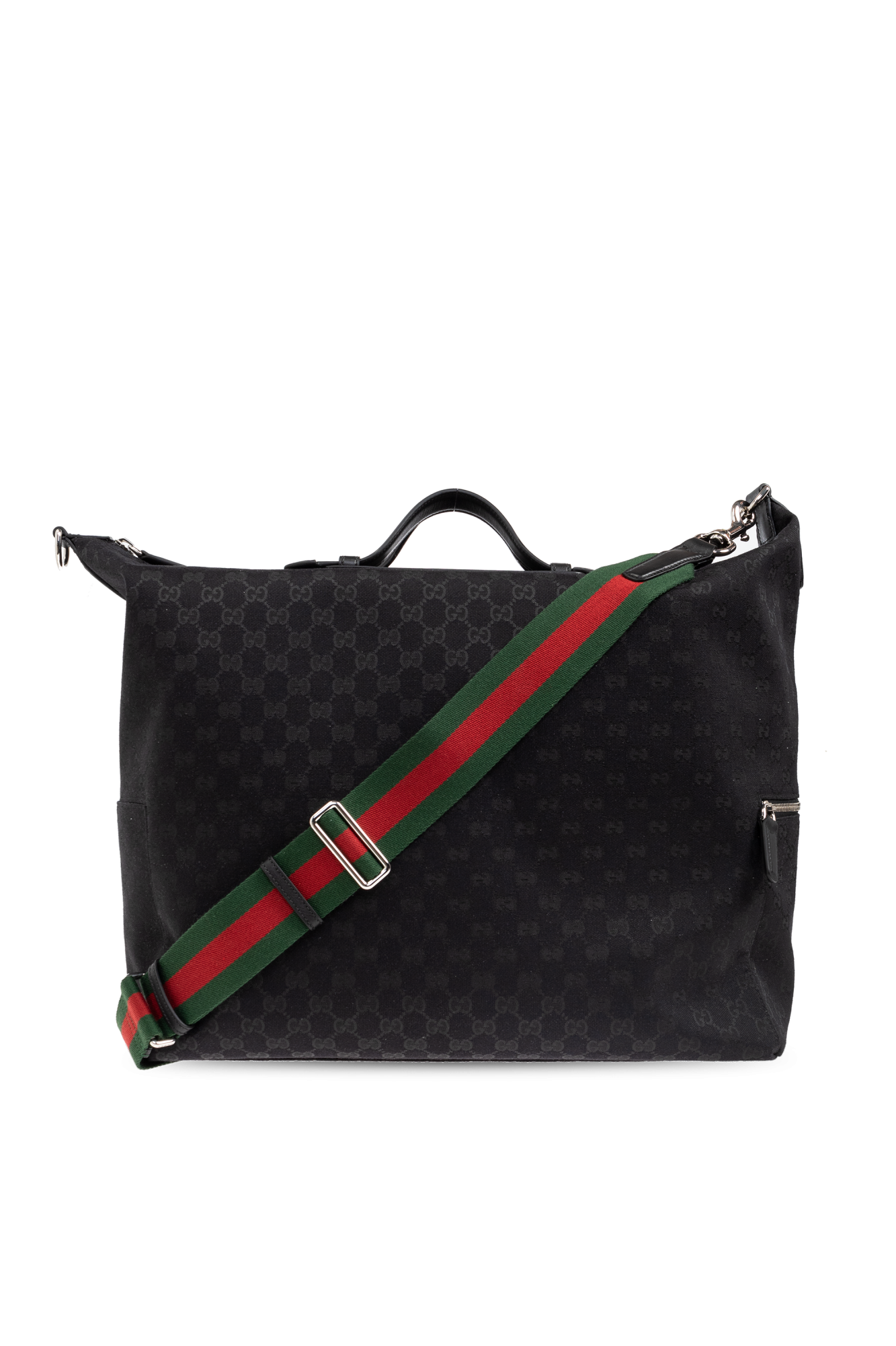 GUCCI キャリーオンバッグ Gucci Savoy〕キャリーオン トランク ・ベージュ＆エボニー GG